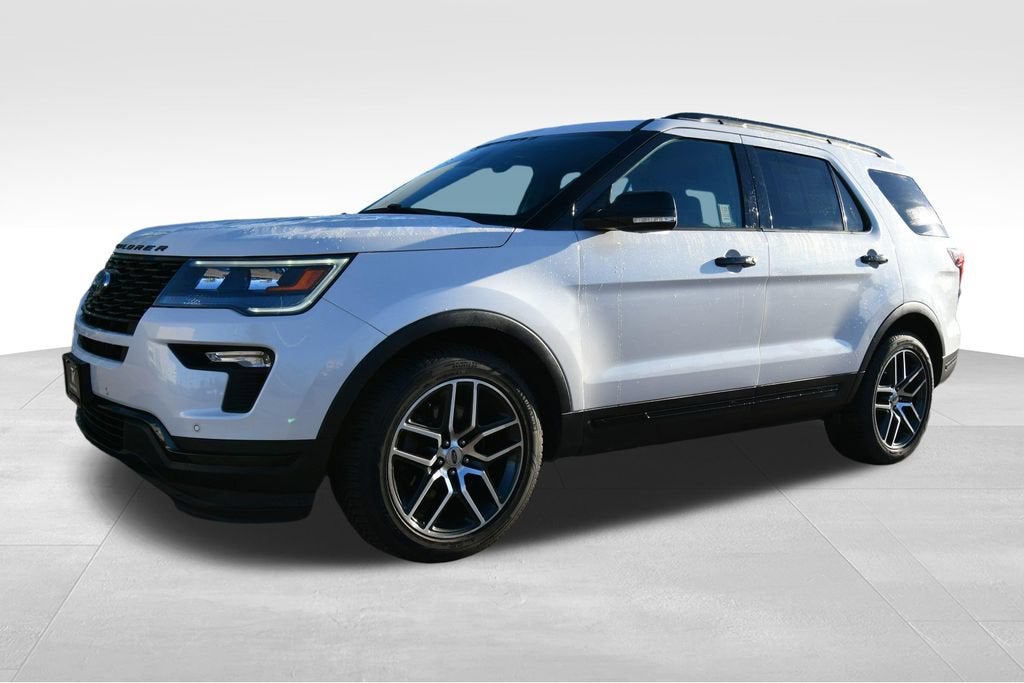 Used 2018 Ford Explorer Sport with VIN 1FM5K8GTXJGA40802 for sale in North Branch, Minnesota