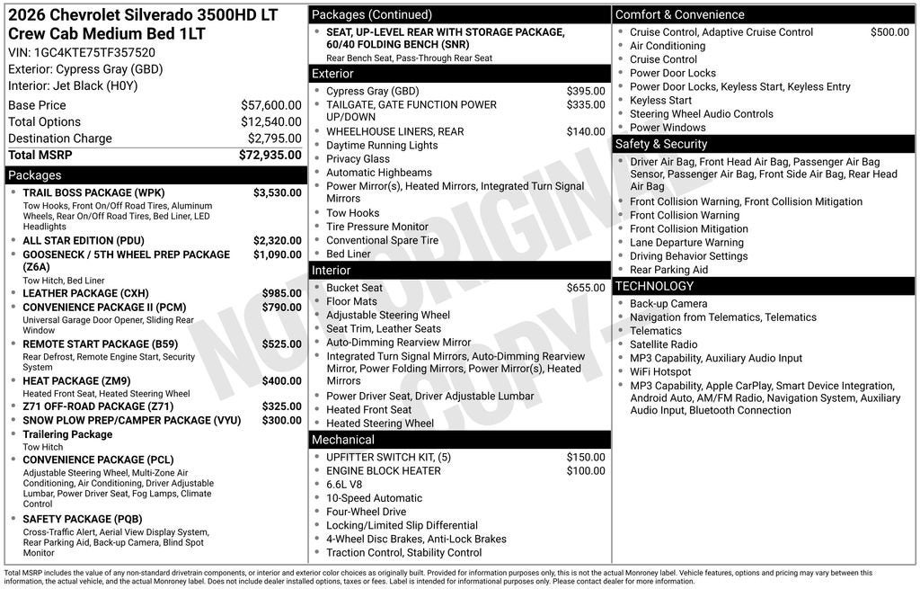 2026 Chevrolet Silverado 3500 HD LT