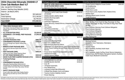 2026 Chevrolet Silverado 3500 HD LT