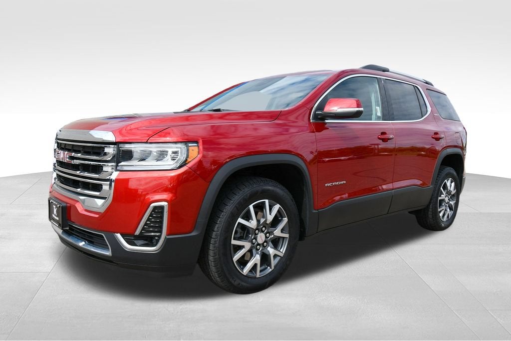 Used 2023 GMC Acadia SLT with VIN 1GKKNULS5PZ265876 for sale in North Branch, Minnesota