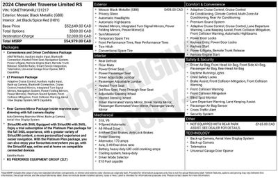 2024 Chevrolet Traverse Limited RS