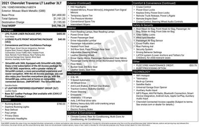2021 Chevrolet Traverse LT Leather