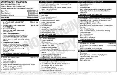 2024 Chevrolet Traverse RS