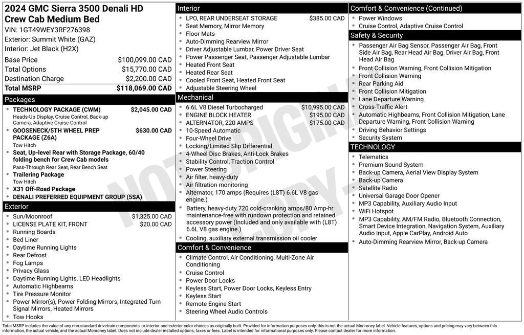 2024 GMC Sierra 3500 HD Denali