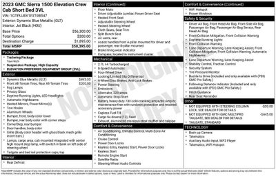 2023 GMC Sierra 1500 Elevation
