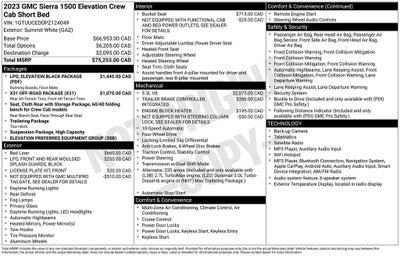 2023 GMC Sierra 1500 Elevation