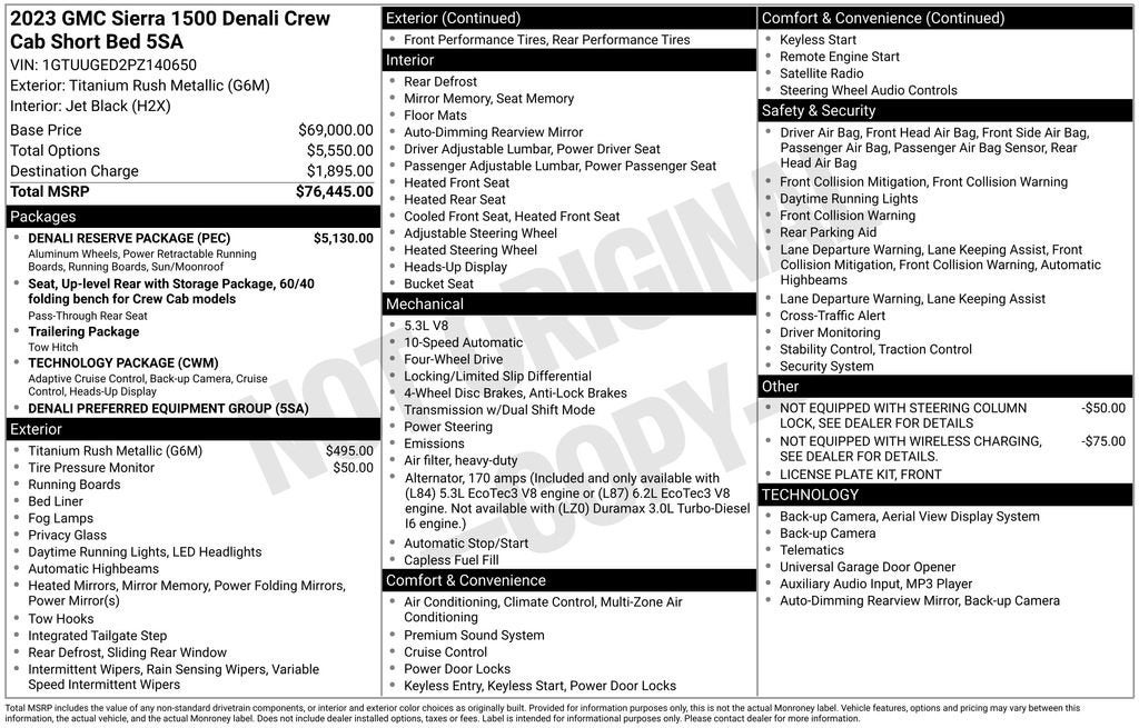 2023 GMC Sierra 1500 Denali