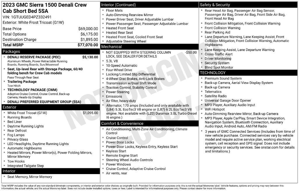 2023 GMC Sierra 1500 Denali