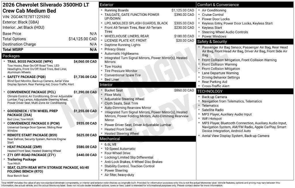 2026 Chevrolet Silverado 3500 HD LT