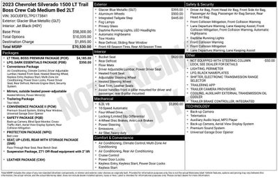 2023 Chevrolet Silverado 1500 LT Trail Boss