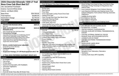 2026 Chevrolet Silverado 1500 LT Trail Boss
