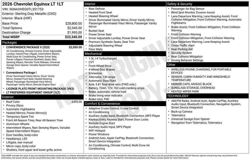 2026 Chevrolet Equinox LT