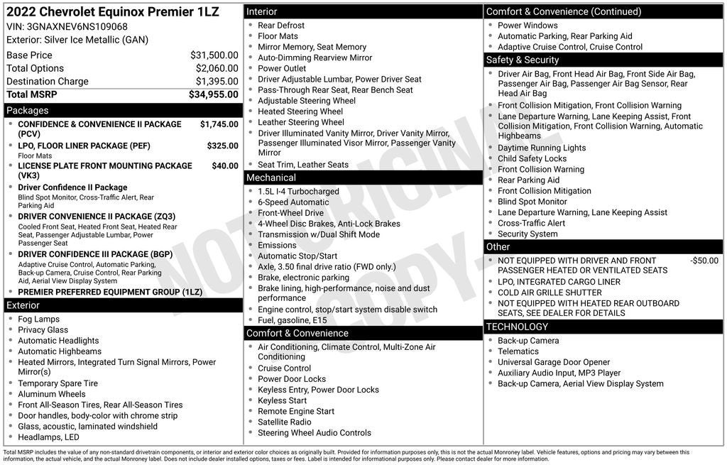 2022 Chevrolet Equinox Premier