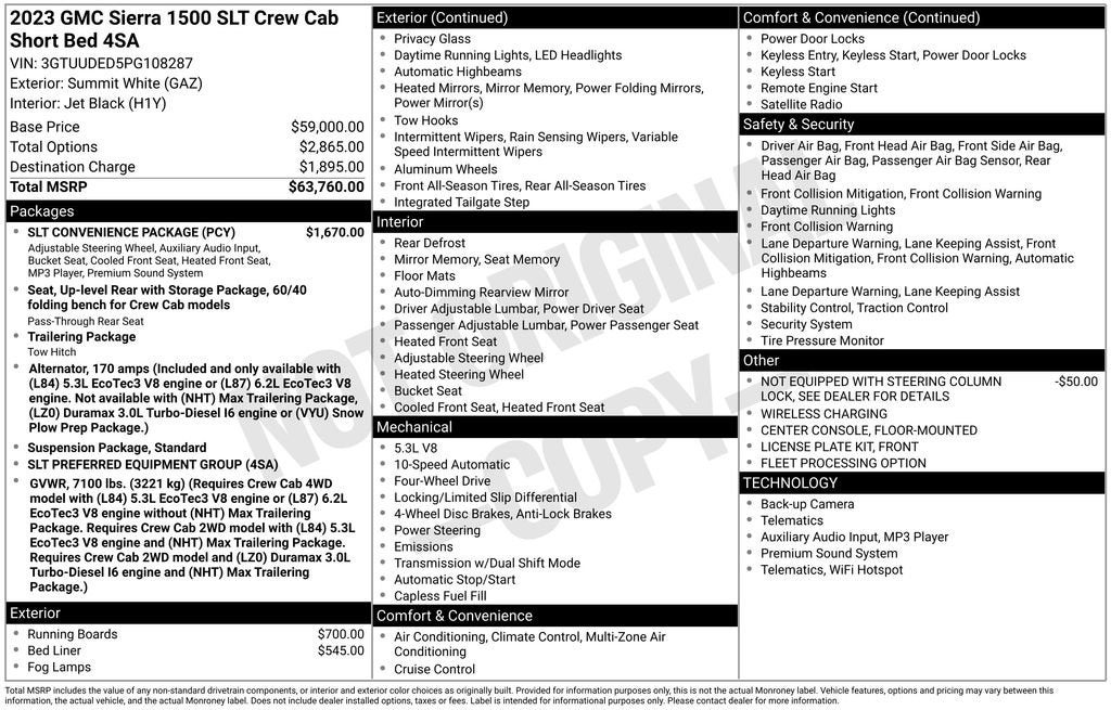 2023 GMC Sierra 1500 SLT