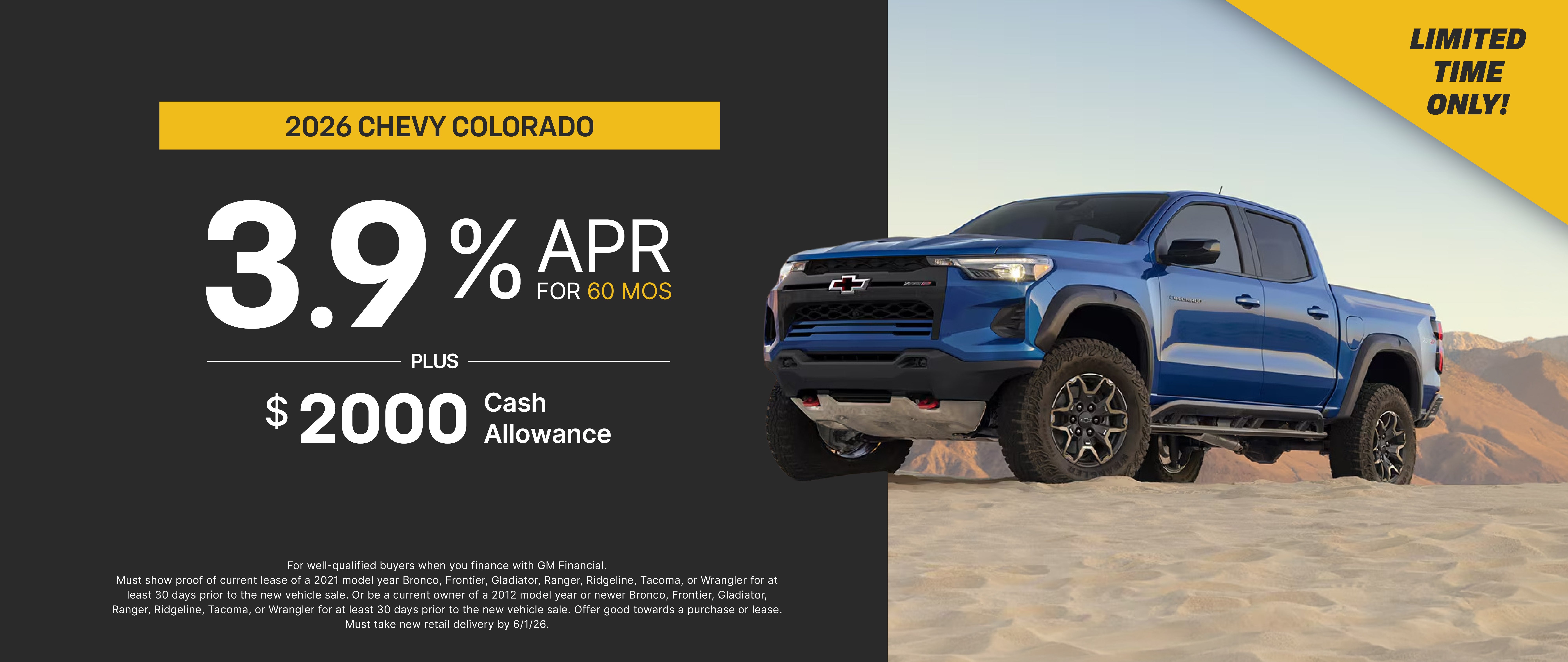 2026 Chevy Colorado Special